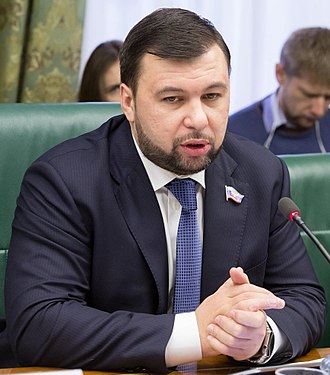 頓內茨克人民共和國（DPR）領導人丹尼斯·普希林（Denis Pushilin）。   圖：擷取自維基百科（資料照）