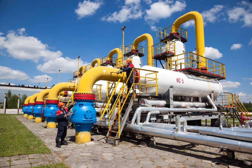烏克蘭天然氣營運商宣布自 11 日起將暫停經俄羅斯索赫拉諾夫卡路線的天然氣過境工作，該轉運站幾乎佔過境烏克蘭輸氣量的 3 分之 1。   圖：截自推特@NaftogazUkraine