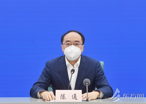 上海副市長陳通宣布，將逐步恢復商業線下營業。   圖：翻攝自東方網