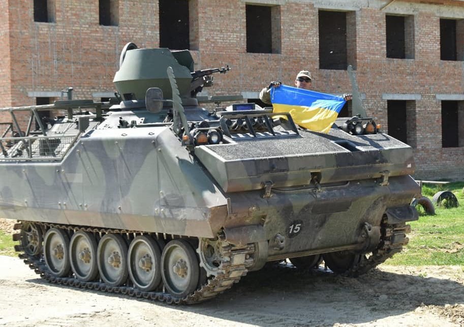 烏克蘭參謀部證實收到荷蘭的軍援YPR-765 裝甲步兵車。   圖：翻攝自General Staff of the Armed Forces of Ukraine臉書