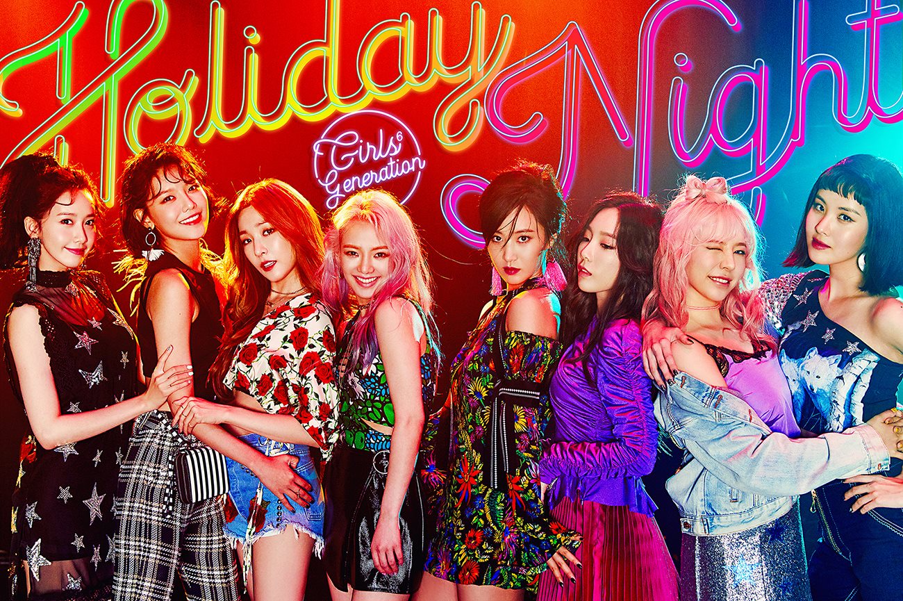 少女時代上一次以完整體回歸樂壇是2017年的專輯《Holiday Night》。   圖：翻攝自臉書/소녀시대(Girls' Generation)