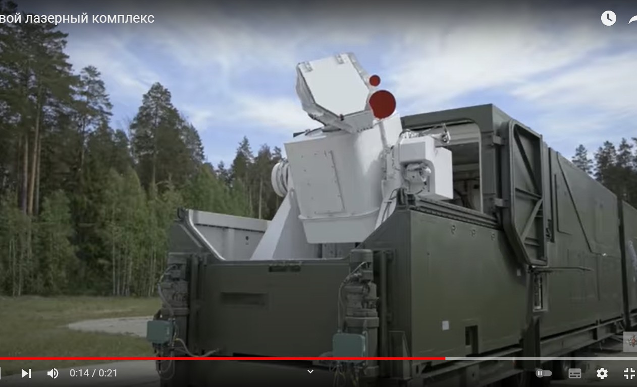 俄羅斯18日宣稱，正在烏克蘭動用新一代的高性能雷射武器以燒毀無人機。   圖：翻攝俄羅斯國防部YouTube