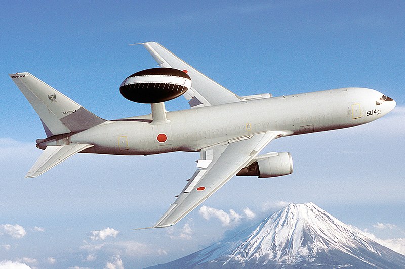 演練導彈攻擊  中國在新疆打造日本空中預警機模型