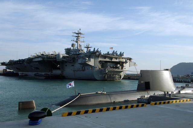 南韓國造「孫元一級」潛艦「申乭石號(SS-082)」。   圖：翻攝陸網/壹讀