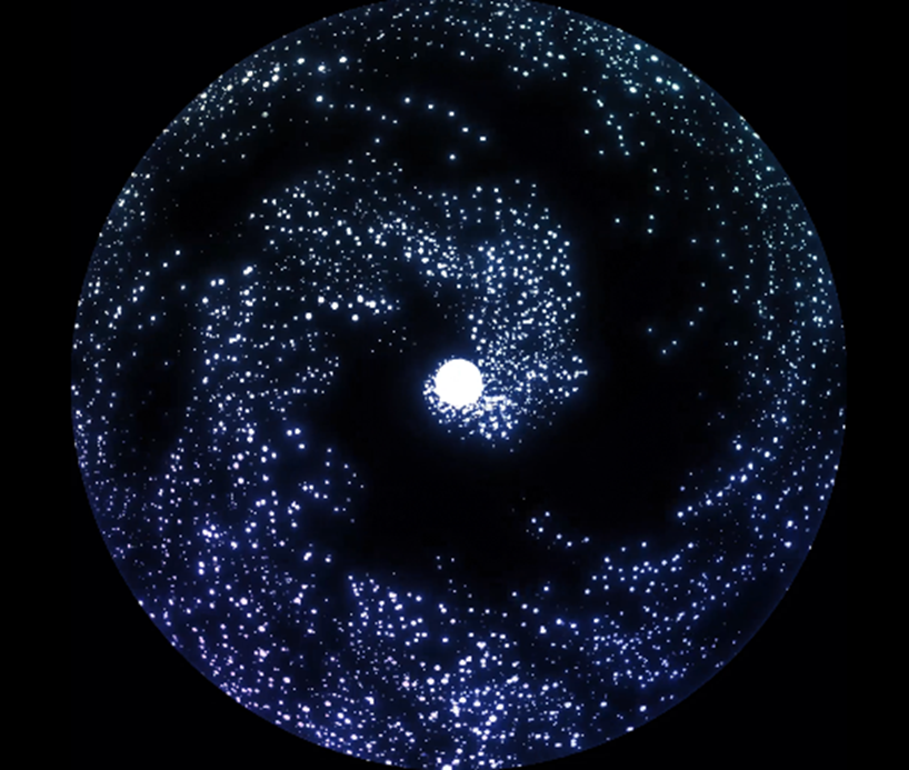 圓頂作品《微觀宇宙-源始》。   圖：新北市文化局提供
