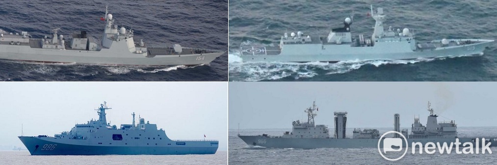 玩大的？！解放軍4艦穿奄美進太平洋 切斷美日援台假想意味濃厚