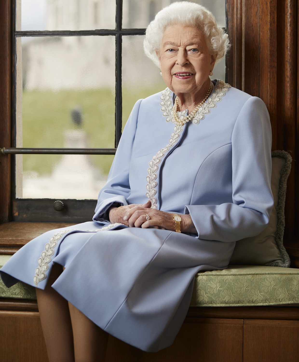 英國在位最長的女王伊莉莎白二世於英國時間 8 日辭世，享耆壽96歲。   圖 : 翻攝自推特（資料照）