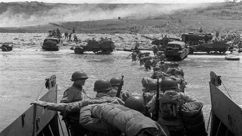 1944年6月6日，第二次世界大戰西方盟軍在歐洲西線戰場發起大規模攻勢作戰，代號「海王行動」(Operation Neptune)的「諾曼第登陸戰」。   圖：翻攝Library of Congress網頁