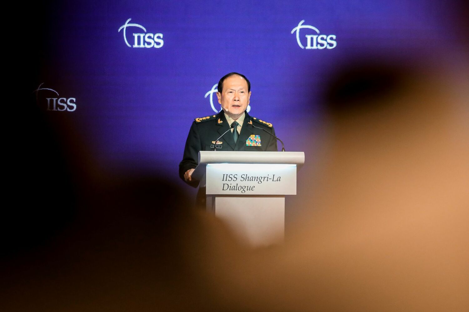 中國國防部長魏鳳和。   圖：達志影像 / 美聯社