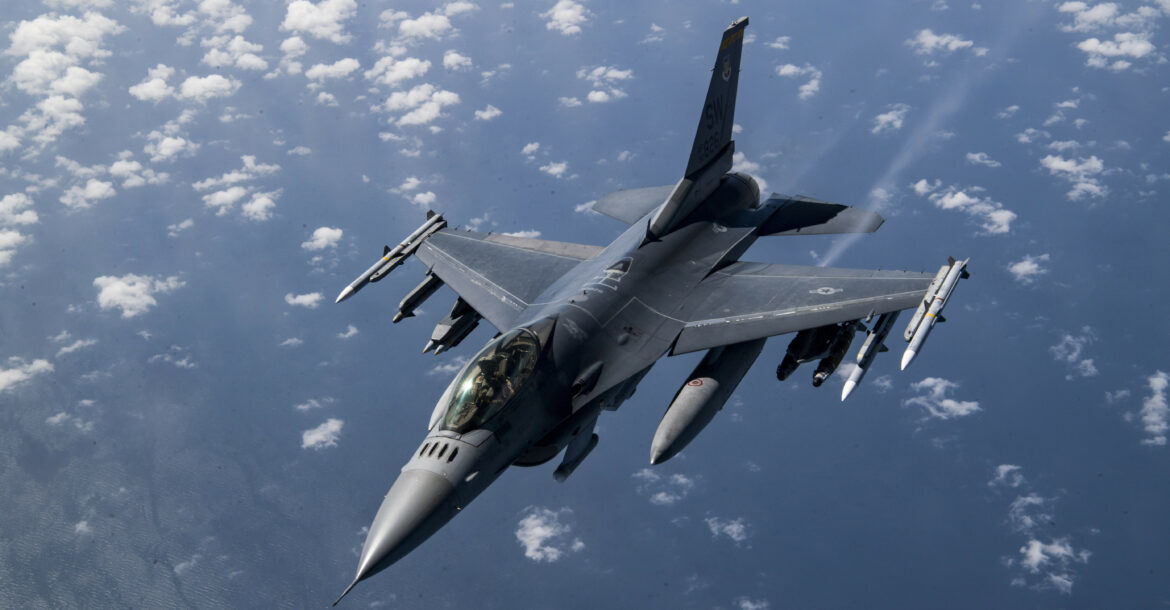 美國F-16戰機。 圖：翻攝US Air Force（資料照）