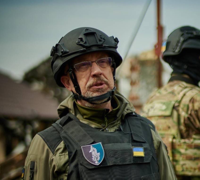 烏克蘭國防部長阿列克謝·列茲尼科夫（Oleksii Reznikov）。   圖：擷取自阿列克謝·列茲尼科夫推特