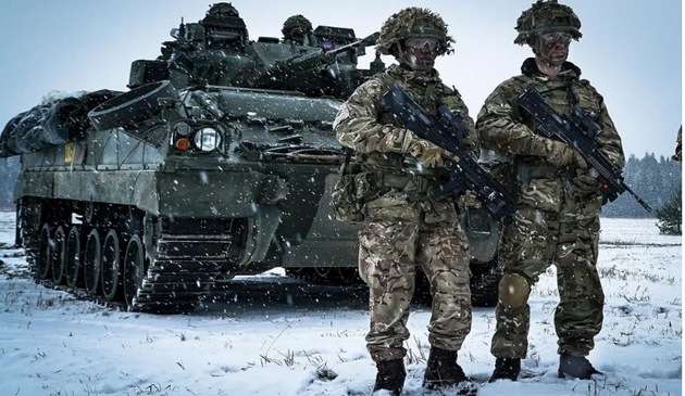 駐紮在愛沙尼亞的英軍。   圖 : 翻攝自NATO.Int