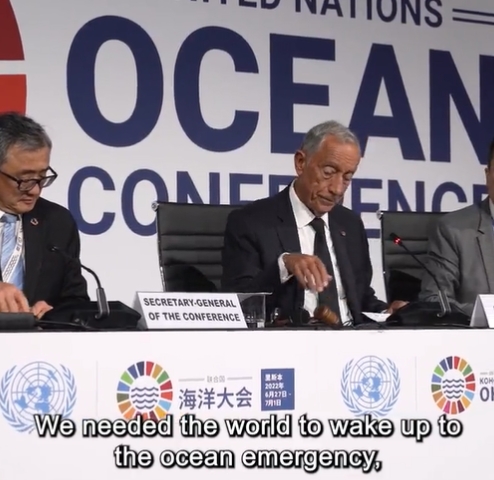 聯合國海洋大會（UN Ocean Conference）。   圖/United Nations @UN推特