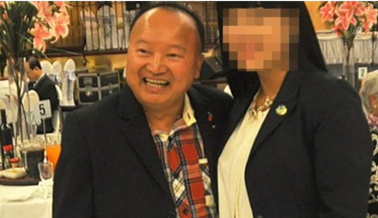 澳洲華人社團領袖楊怡生(左)。   圖 : 翻攝自推特