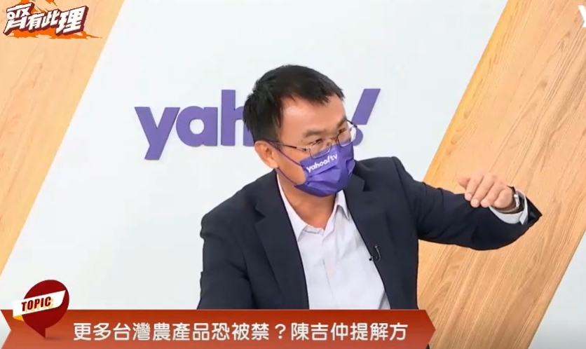 陳吉仲接受Yahoo TV《齊有此理》節目專訪，並回應馬英九。   圖：翻攝自Yahoo TV