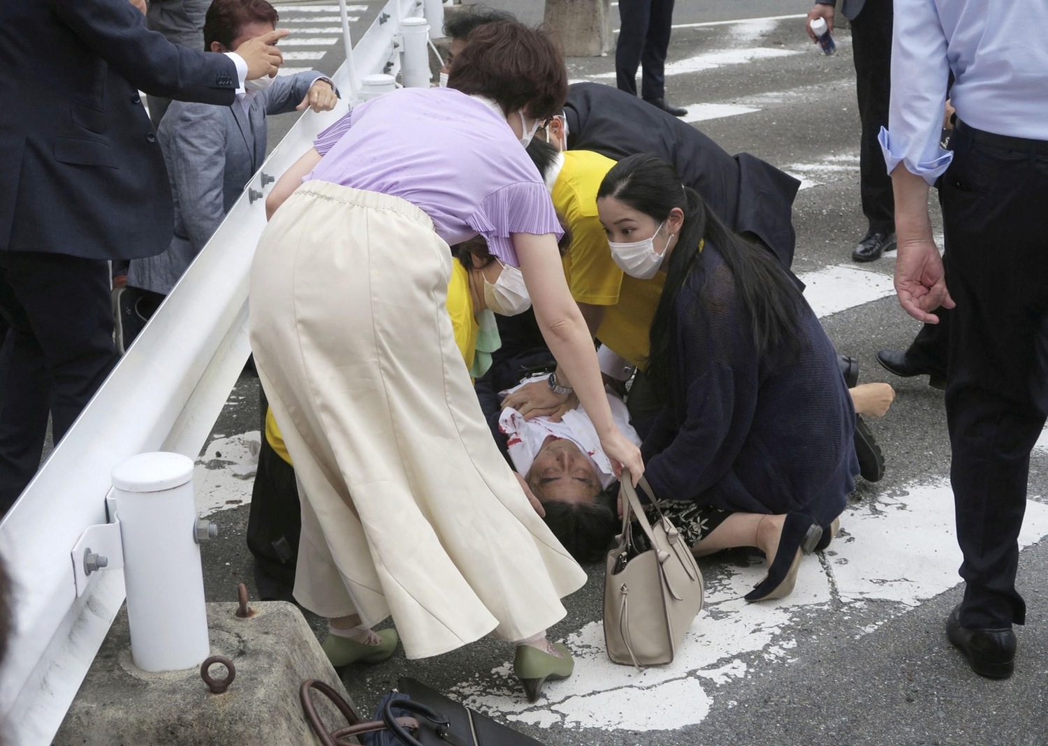 已故前日本任首相安倍晉三於奈良市發表演說時，遭槍手山上徹也槍擊身亡。   圖：達志影像 / 路透社（資料照）