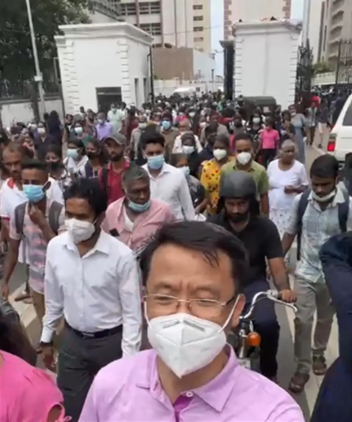 總統要落跑? 斯里蘭卡陷無政府狀態 總統已簽辭職信 傳將逃至杜拜