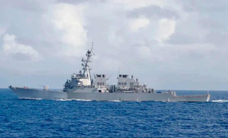 它又來「挑釁」中國主權了! 才在南海與解放軍艦對峙 又穿過台灣海峽