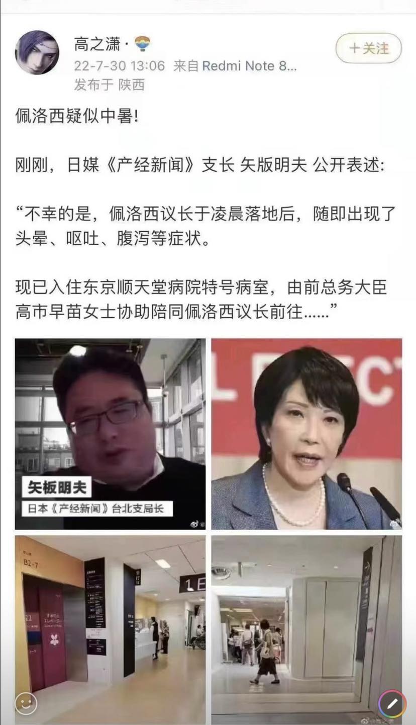 裴洛西日本中暑？！借矢板明夫名義假新聞 4招辨識法分享