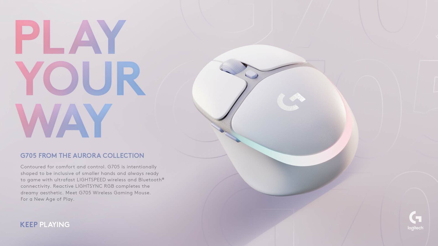 G705無線滑鼠 圖：Logitech G/提供