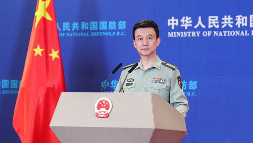 中國國防部發言人吳謙。   圖：翻攝人民日報
