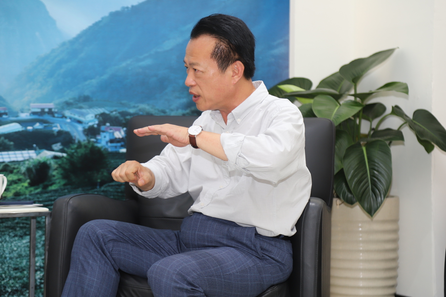 嘉義縣長翁章梁專訪。 圖：嘉義縣政府提供