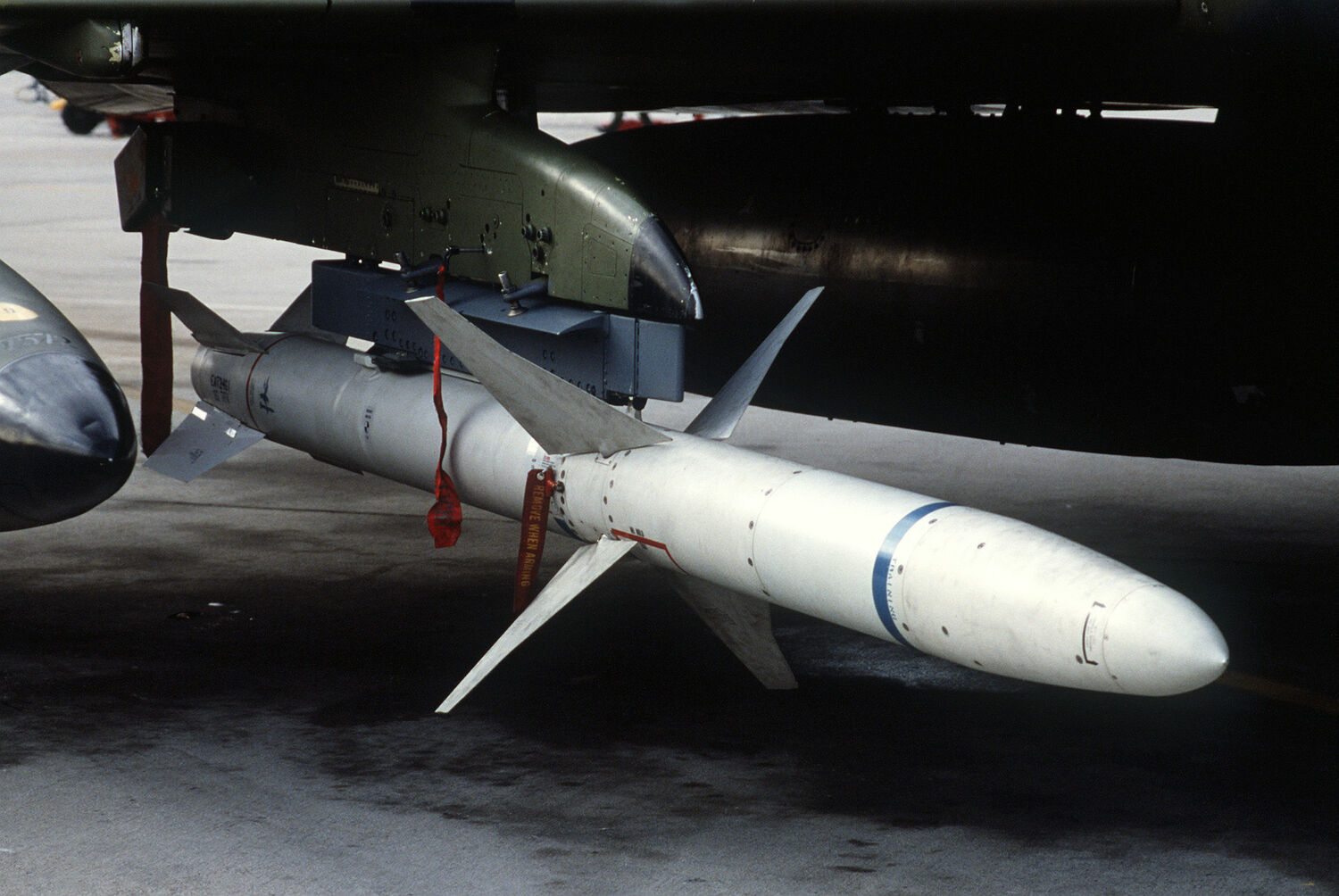 AGM-88高速反輻射飛彈（HARM）。   圖：擷取自維基百科（資料照）