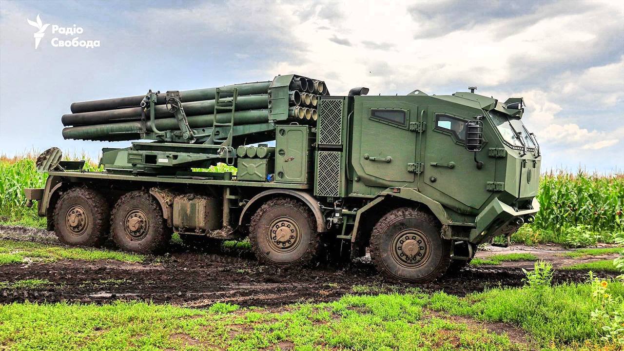 The Ukrainian state-made Bureviy 220mm multiple-barrel rocket launcher has been confirmed to be deployed on the battlefield of Kharkiv in Udon.Figure: Recap MilitaryLand.net Twitter