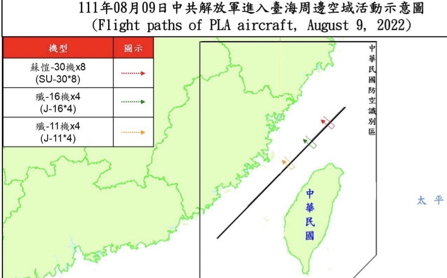 16 The People’s Liberation Army aircraft crossed the central line and invaded the door!J-16 “closes” to North Taiwan Political and Economic Center | Politics | Newtalk News