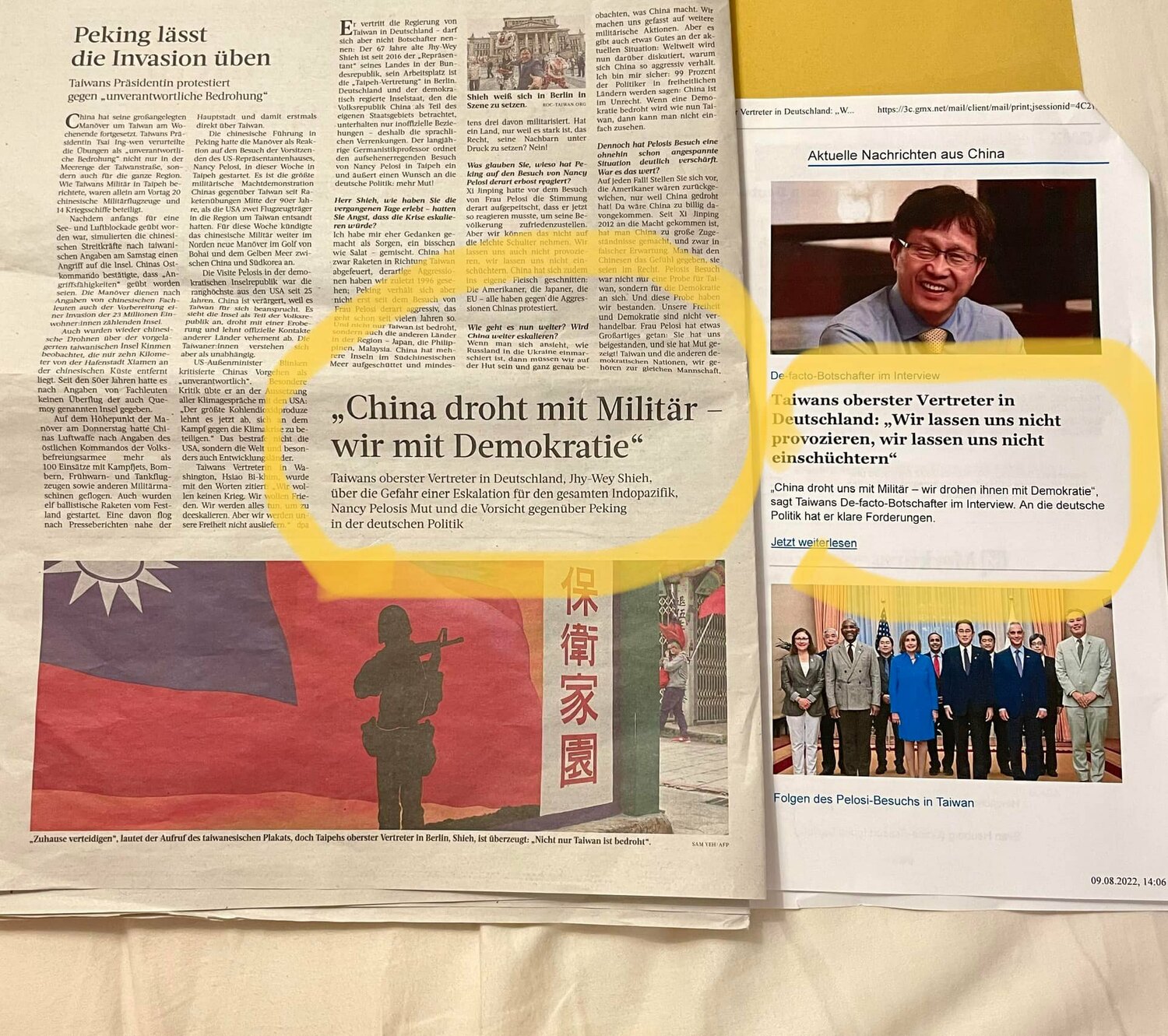 中使館要求法國「約束」台駐法代表處 謝志偉：充分證明台灣獨立自主為真