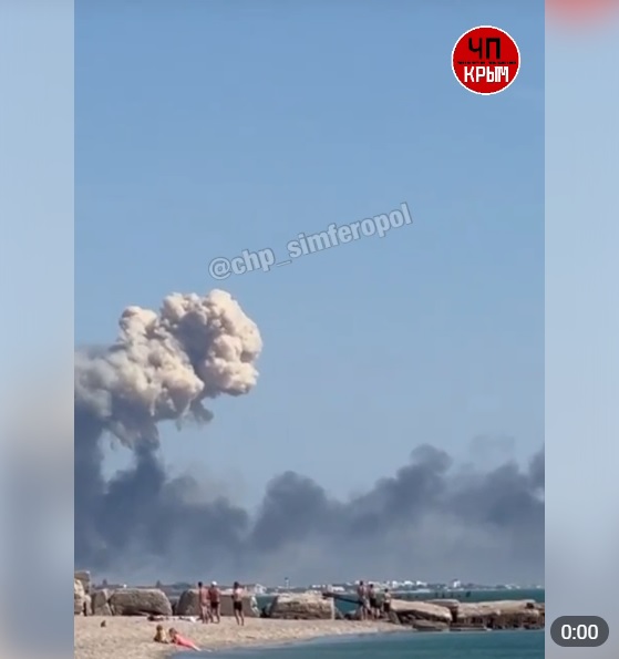 克里米亞俄空軍基地沖天爆1死8傷 烏克蘭撇清