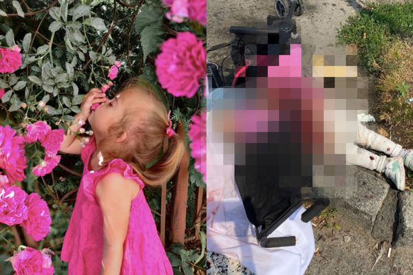 4歲小女孩麗莎與母親外出時不幸被俄軍炸死。   圖：翻攝IG、推特