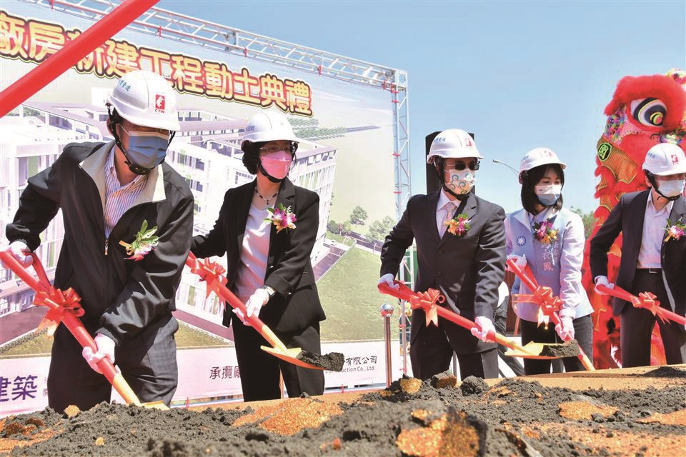 中科二林園區廠房陸續動工。彰化縣政府/提供