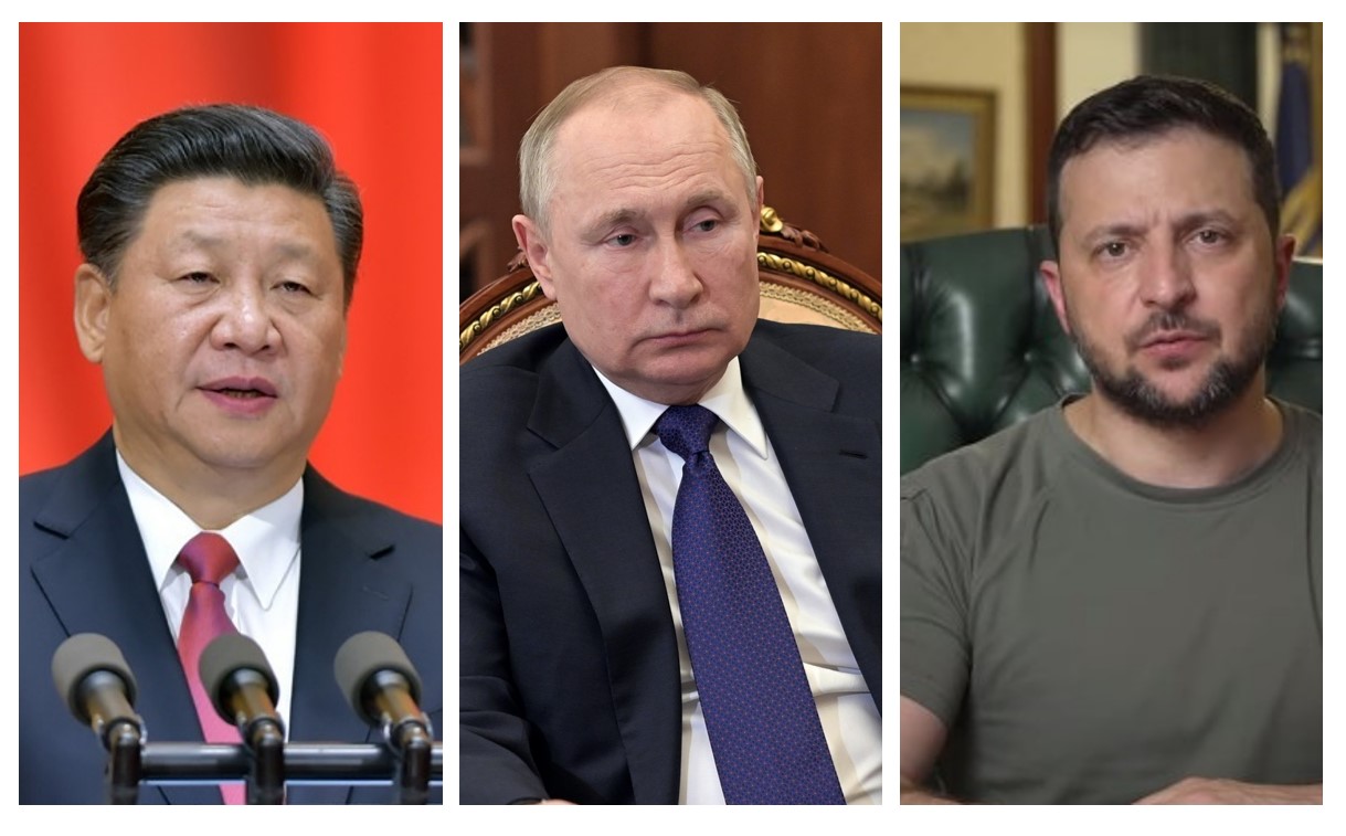 中國領導人習近平、俄羅斯總統普丁與烏克蘭總統澤連斯基將可能共同出席 G20 峰會。(新頭殼合成) 圖:翻攝自央視網、俄羅斯總統普丁推特、澤連斯基臉書 中國領導人習近平、俄羅斯總統普丁與烏克蘭總統澤連斯基將可能共同出席 G20 峰會。(新頭殼合成) 圖:翻攝自央視網、俄羅斯總統普丁推特、澤連斯基臉書