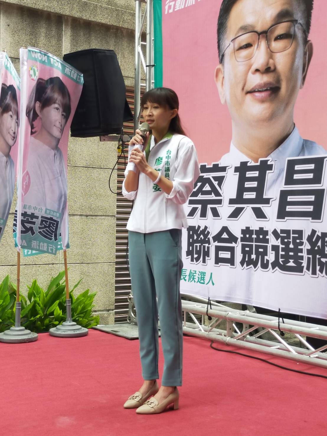 廖芝晏只剩38公斤。圖：唐復年/攝