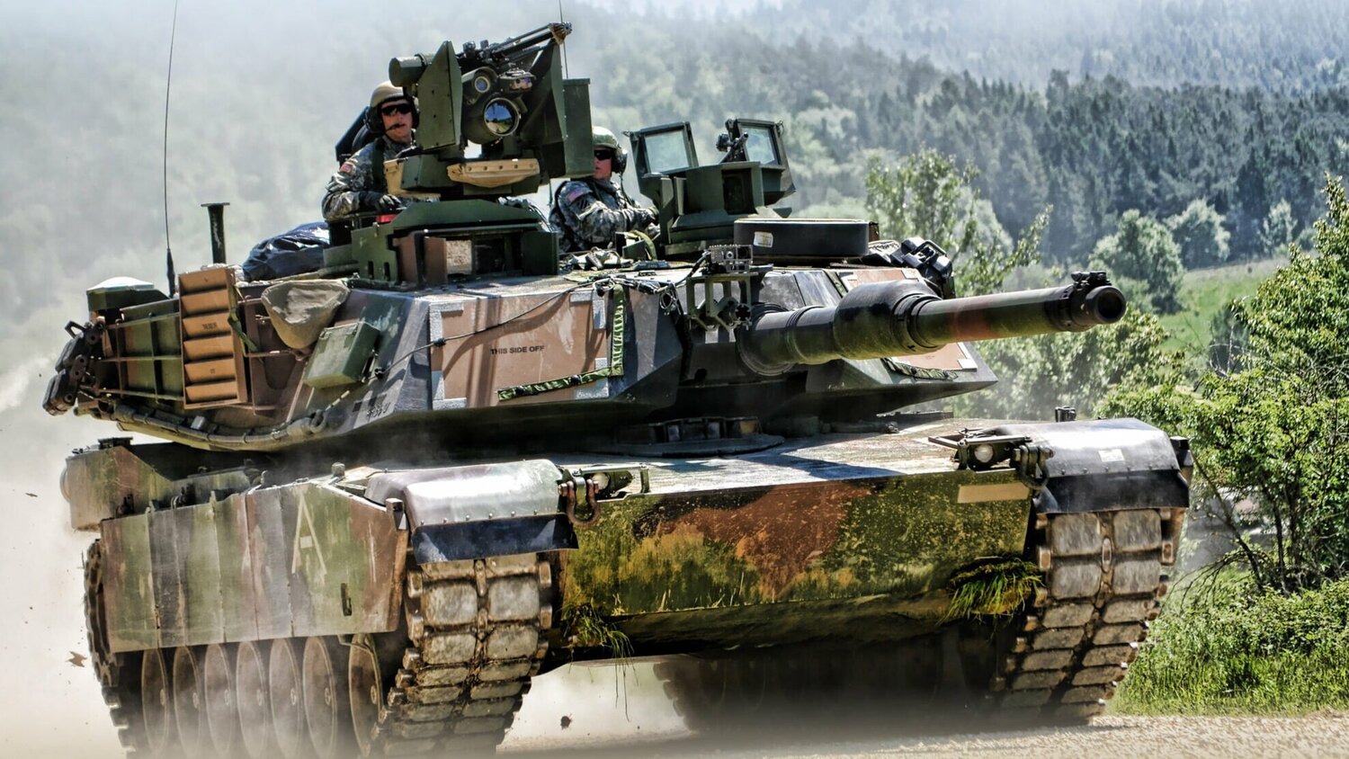 美軍現役最新M1A2 Abrams SEPv3主力戰車。 圖:翻攝US Army 美軍現役最新M1A2 Abrams SEPv3主力戰車。 圖:翻攝US Army