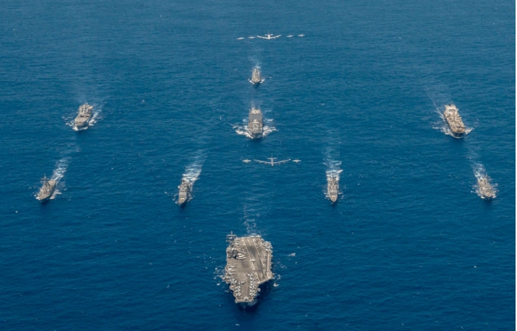 為了制衡中、呃,美軍今年在太平洋地區舉行多次聯合軍演。 圖 : 翻攝自US Navy 為了制衡中、呃,美軍今年在太平洋地區舉行多次聯合軍演。 圖 : 翻攝自US Navy