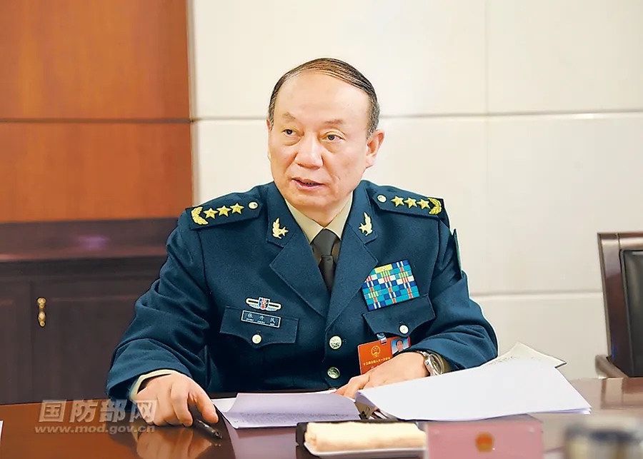 中央中央軍委委員張升民。   圖：翻攝自中國國防部網（資料照）