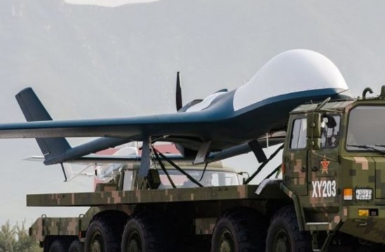 解放軍BZK-005高空遠程偵察無人機。 圖 : 翻攝自 military.people.cn.com