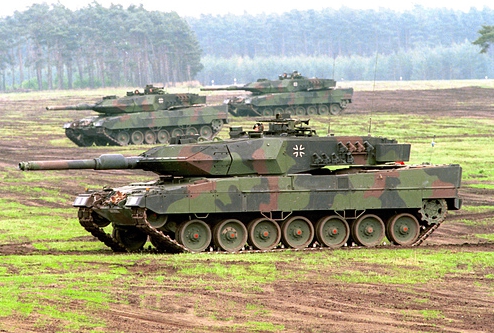 有歐洲豹之稱的德國豹2主戰坦克。   圖 : 翻攝自royhaaland.net