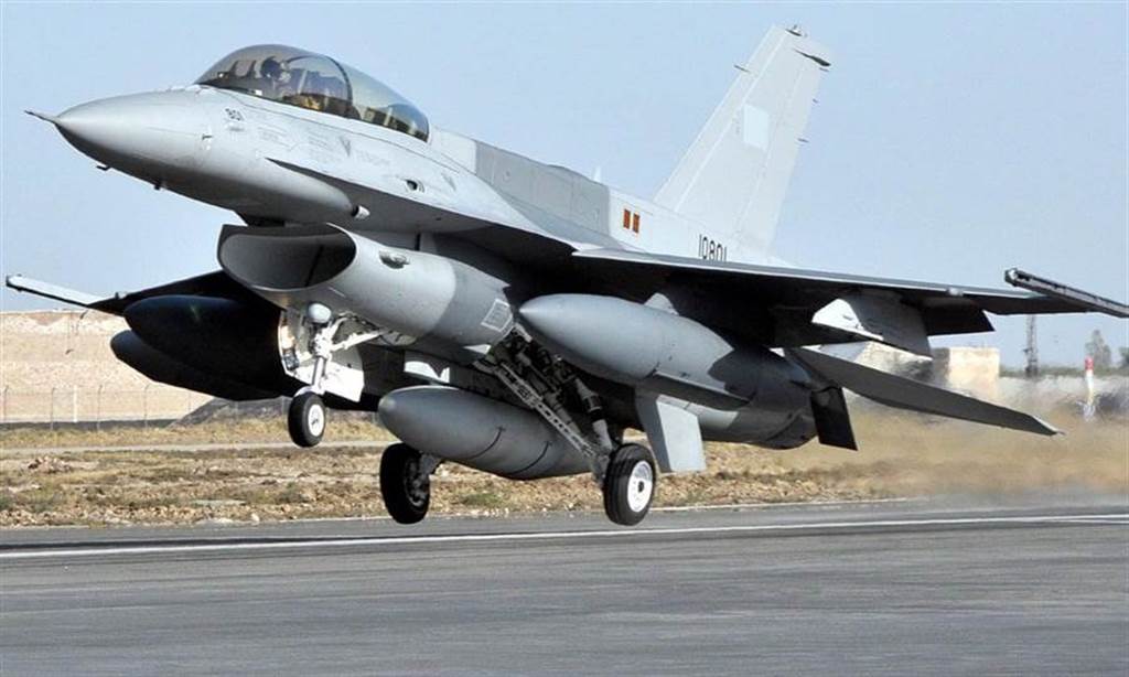 美製F-16戰鬥機。（示意圖） 圖：翻攝巴基斯坦空軍