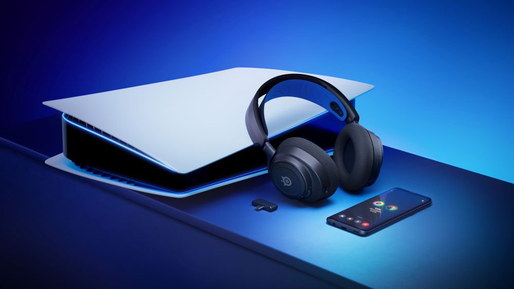 透過2.4GHz無線技術和藍牙，可在PC、Mac、PlayStation和USB-C間輕鬆切換 圖：SteelSeries/提供
