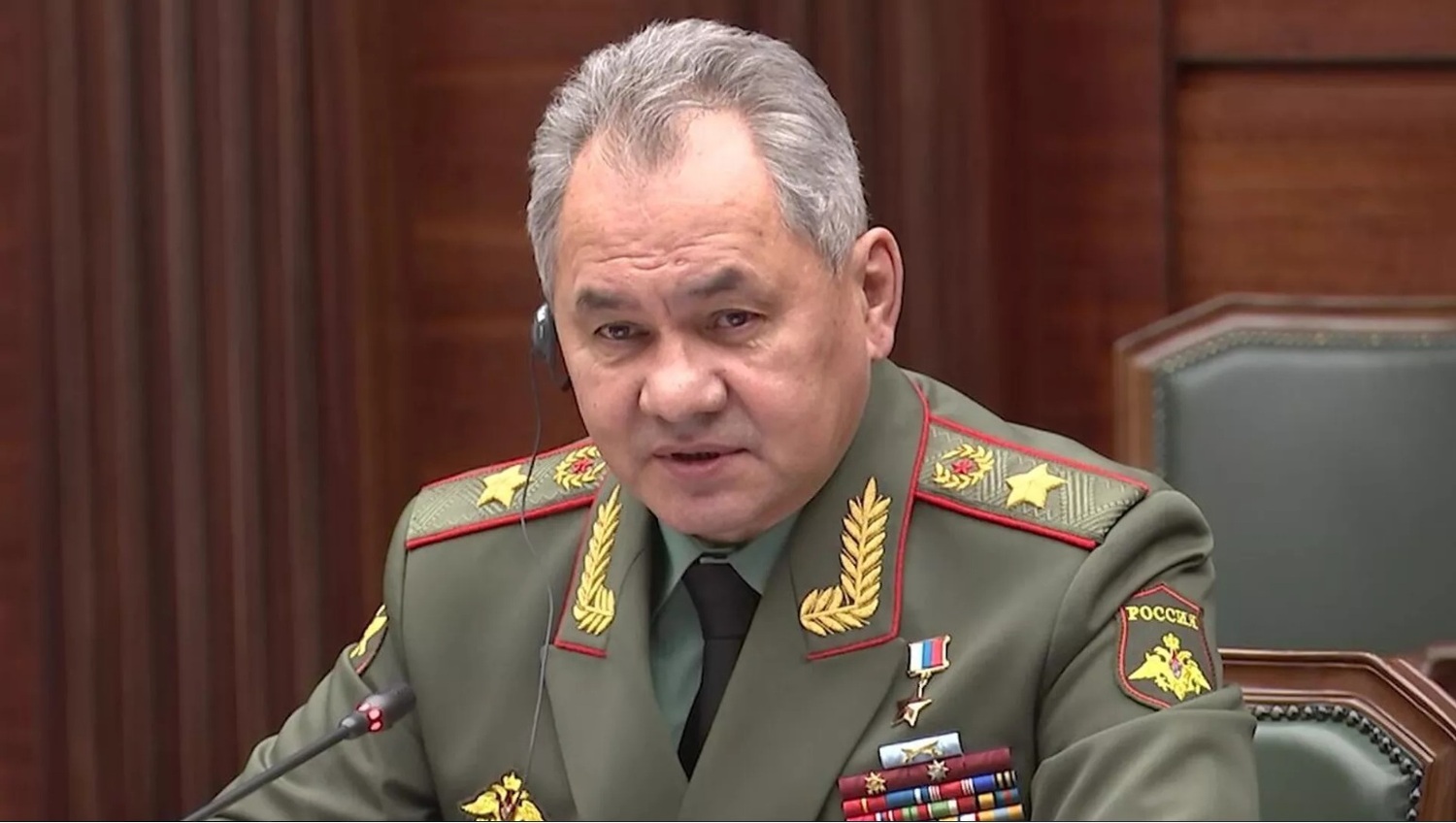 俄國國防部長紹伊古(Sergei Shoigu)。   圖：翻攝俄羅斯國防部官網 (資料照)