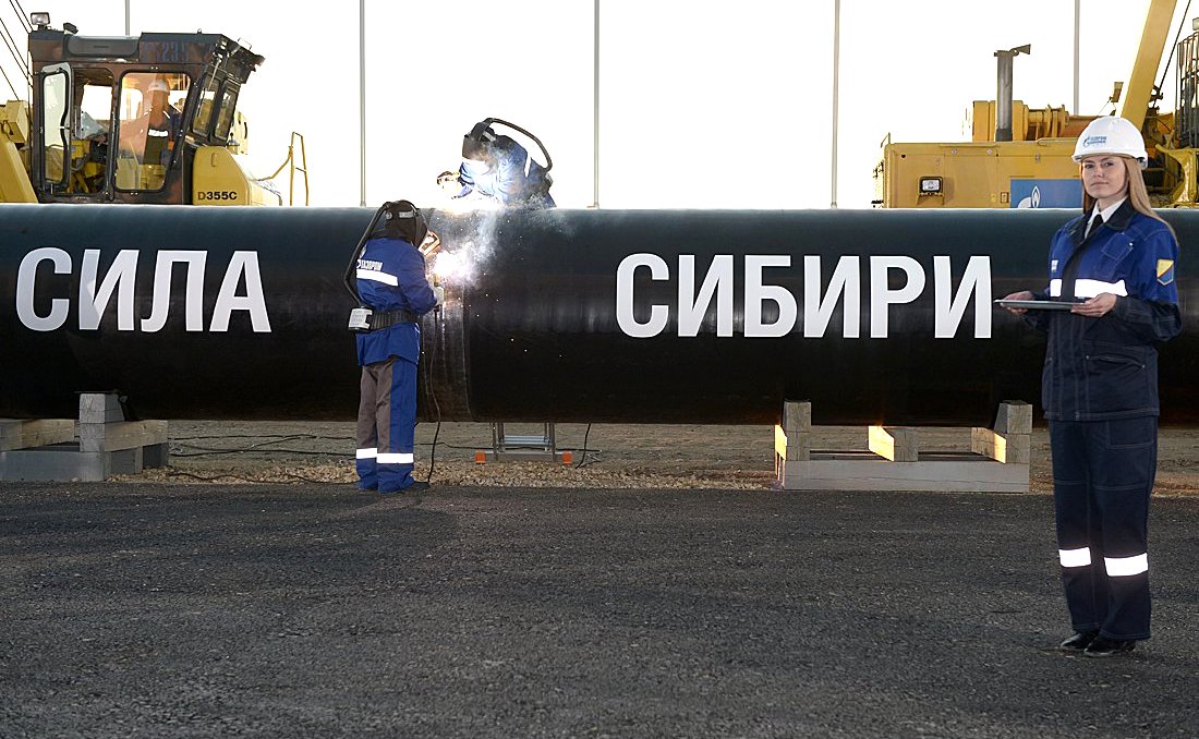 俄國威脅停供天然氣給西歐國家。俄羅斯天然氣公司「西伯利亞力量」(Power of Siberia)天然氣管道。   圖：翻攝維基百科/Kremlin.ru/CC BY 4.0