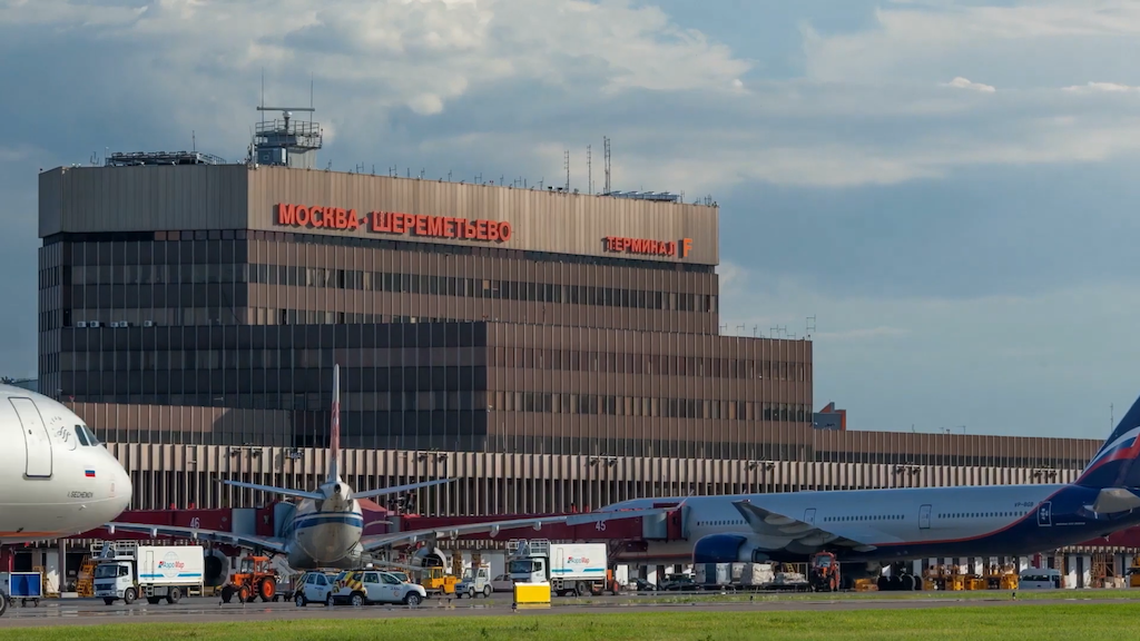 俄羅斯謝列梅捷沃國際機場。   圖：翻攝自YT（資料照）