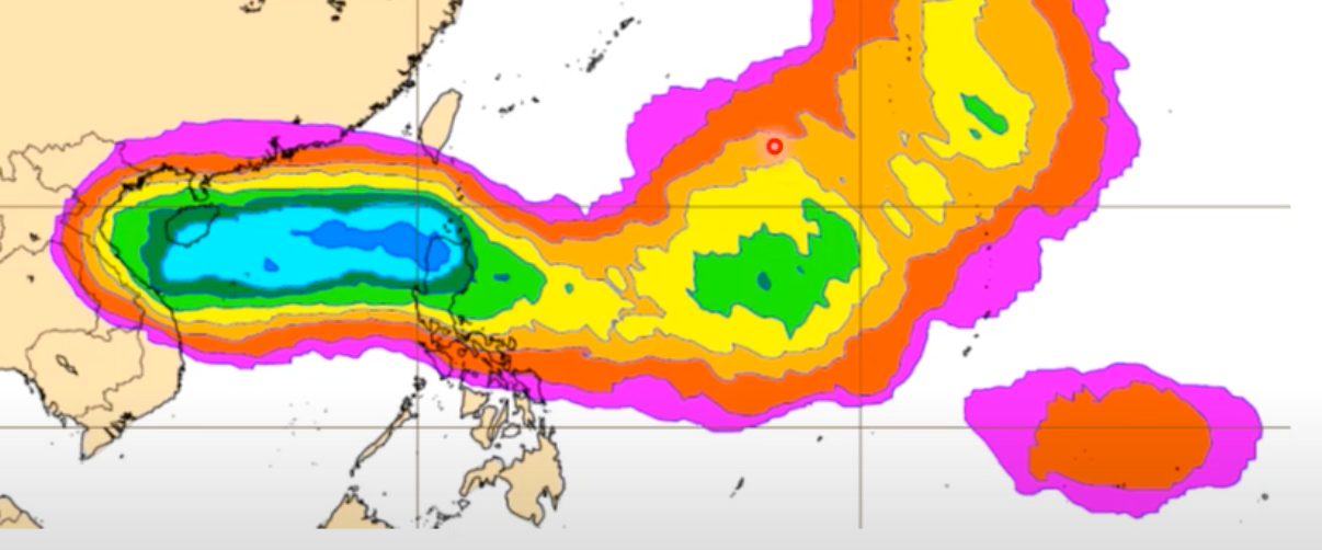 氣象專家賈新興指出，9月底前可能有另一個颱風颱風生成。   圖：翻攝自氣象專家賈新興youtube