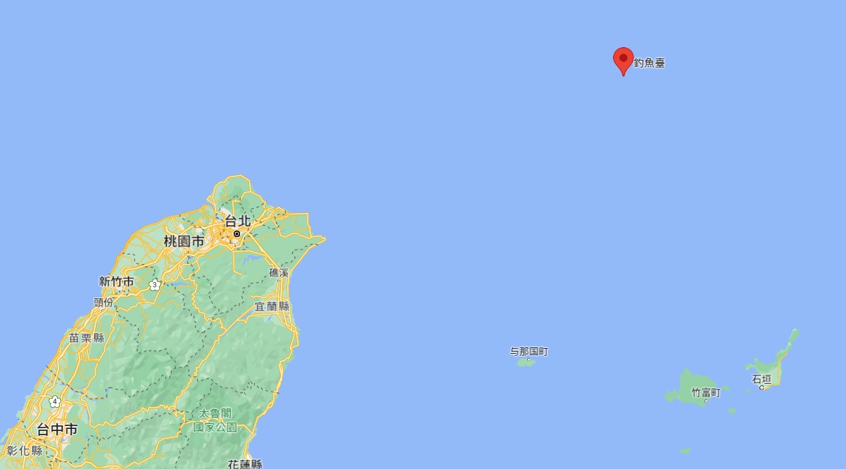 與那國島距離台灣僅 110 公里。 圖:翻攝自google maps 與那國島距離台灣僅 110 公里。 圖:翻攝自google maps