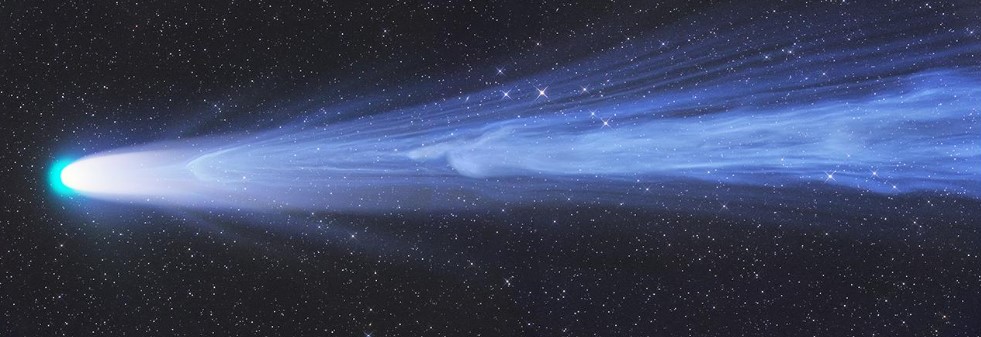奧地利的天文攝影師傑拉爾德·雷曼拍攝到垂死慧星，榮獲格林威治王家天文台年度天文攝影師大賽總冠軍。   圖：翻攝自官網