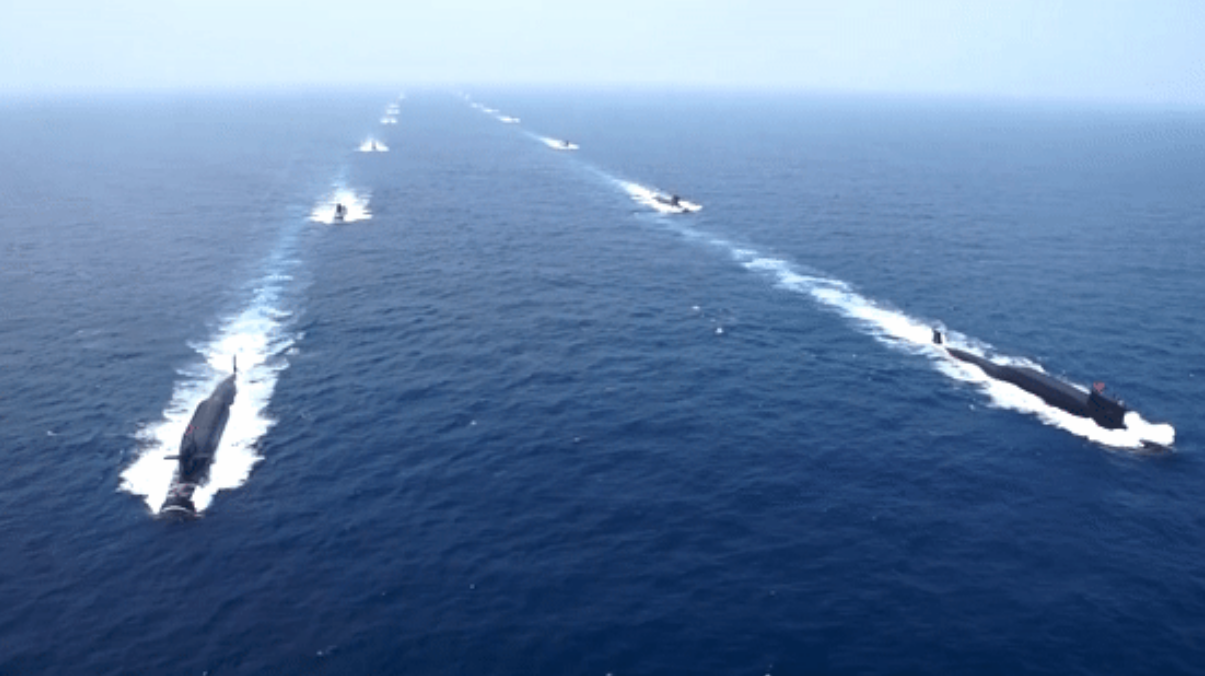 解放軍長征 18 號是中國海軍三型主戰艦艇之一。   圖: 翻攝自中國央視軍事官方微博