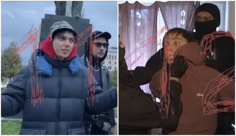 俄羅斯男子卡瑪爾汀公開反對軍事動員，驚傳遭到俄羅斯警方闖入家中毒打性侵。   圖：翻攝「112」Telegram